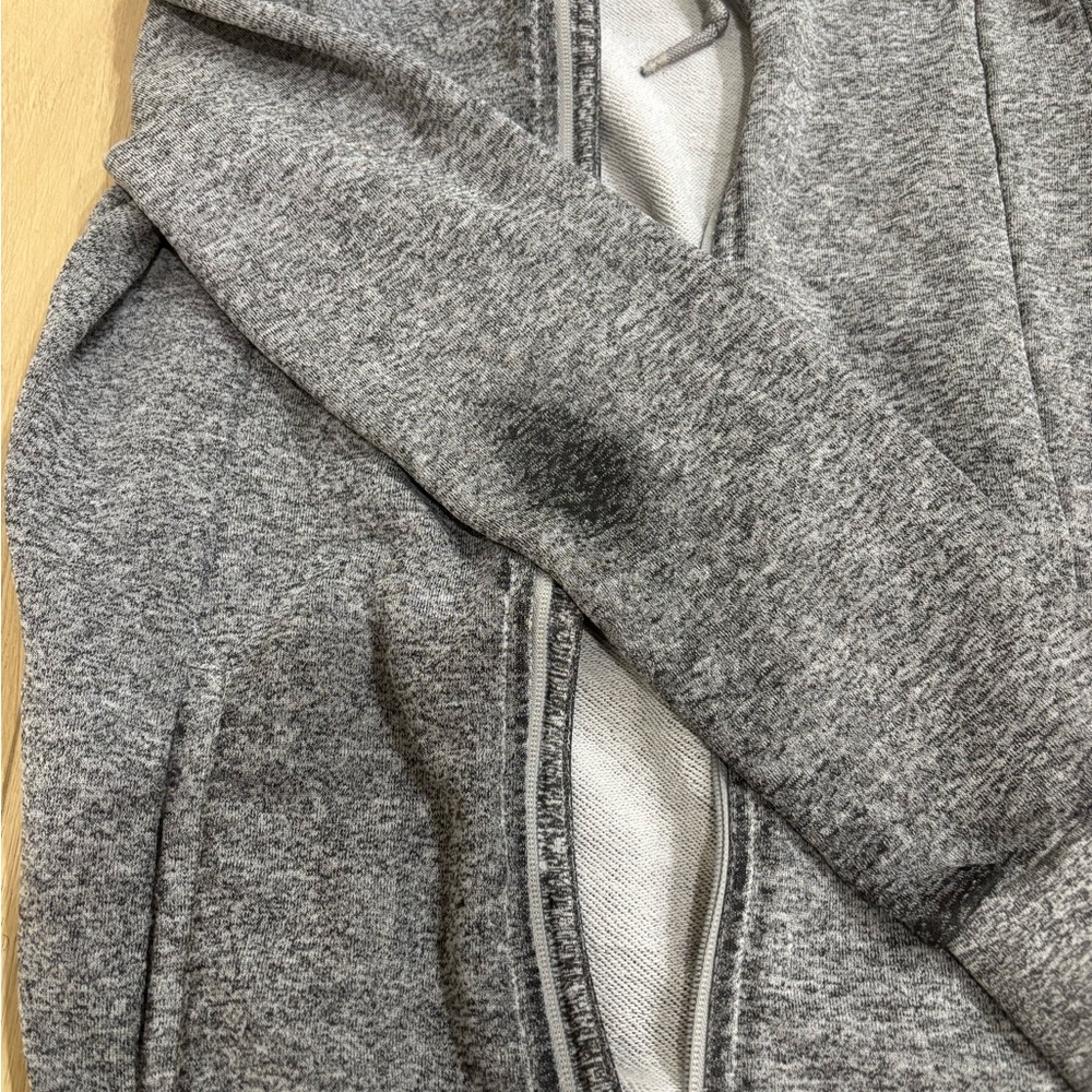 Figs Light Gray Knit Hoodie - Picture 4 of 6